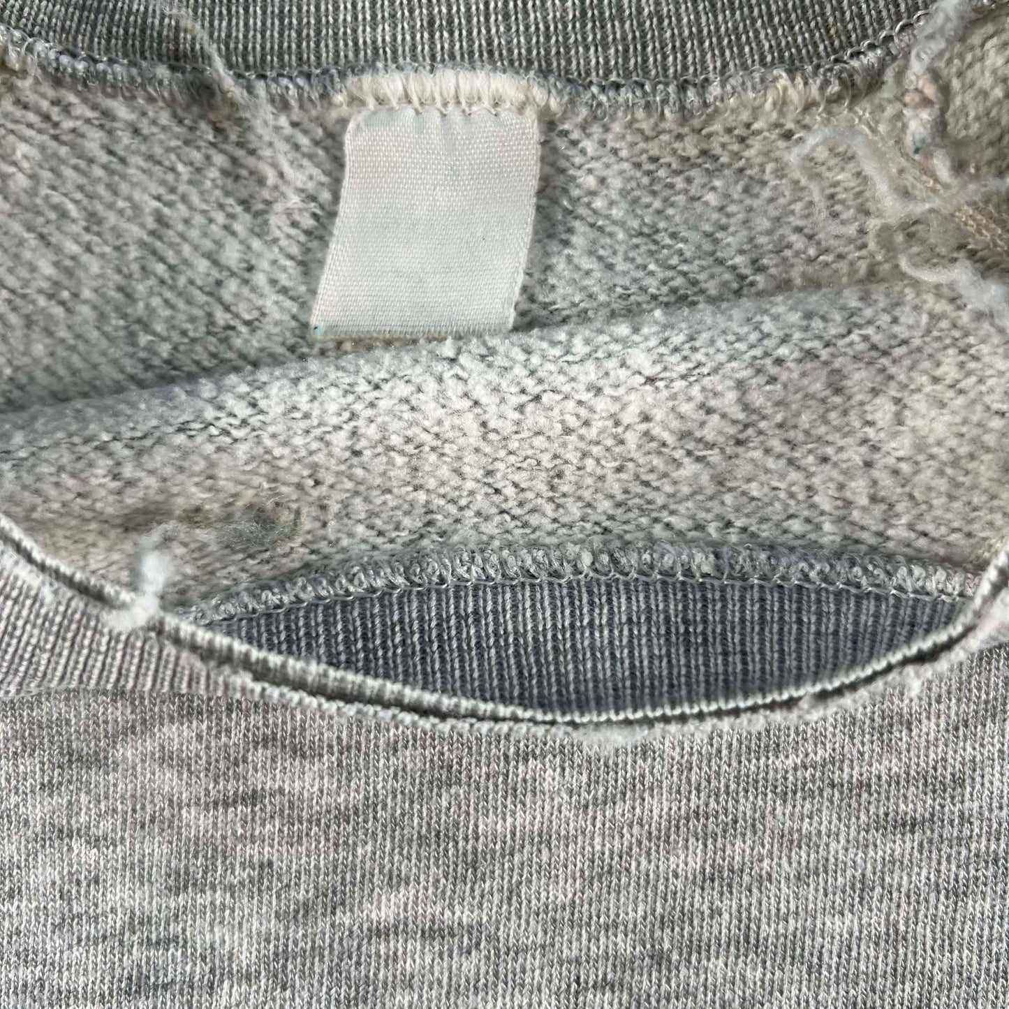 70s Grey Painter's Sweatshirt- S