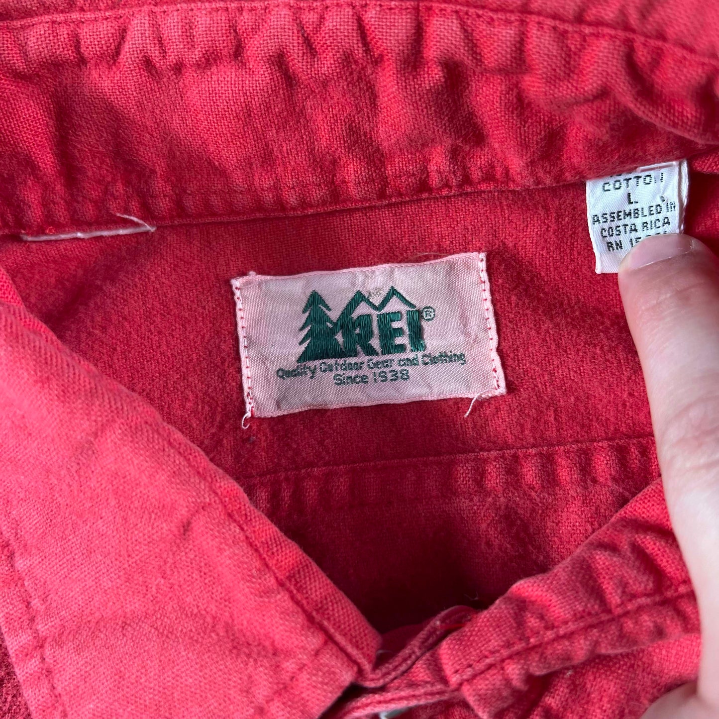 Vintage R.E.I 100% Cotton Chamois Shirts- SELECT SHIRT