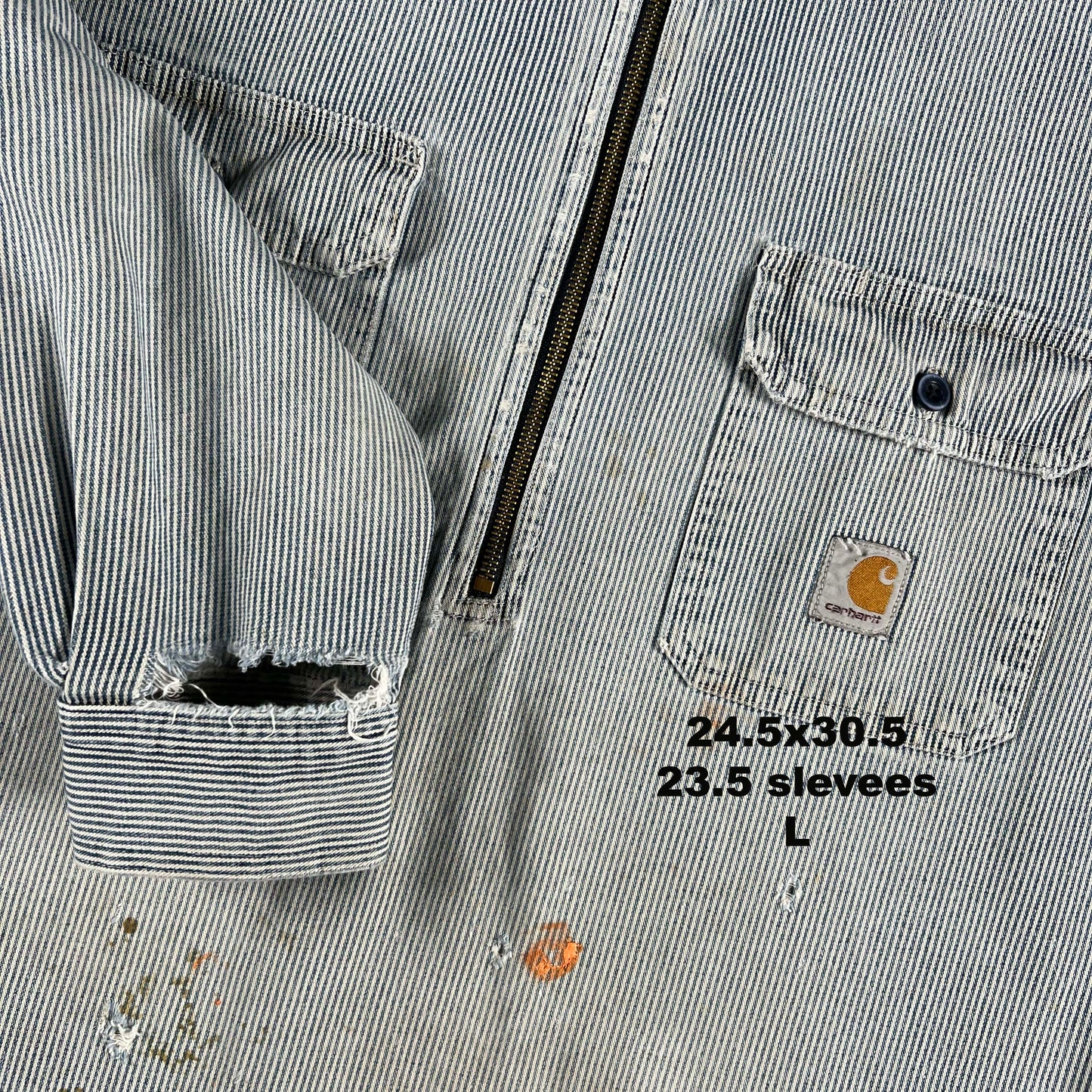 Carhartt Hickory Stripe Work Shirt- SELECT SHIRT