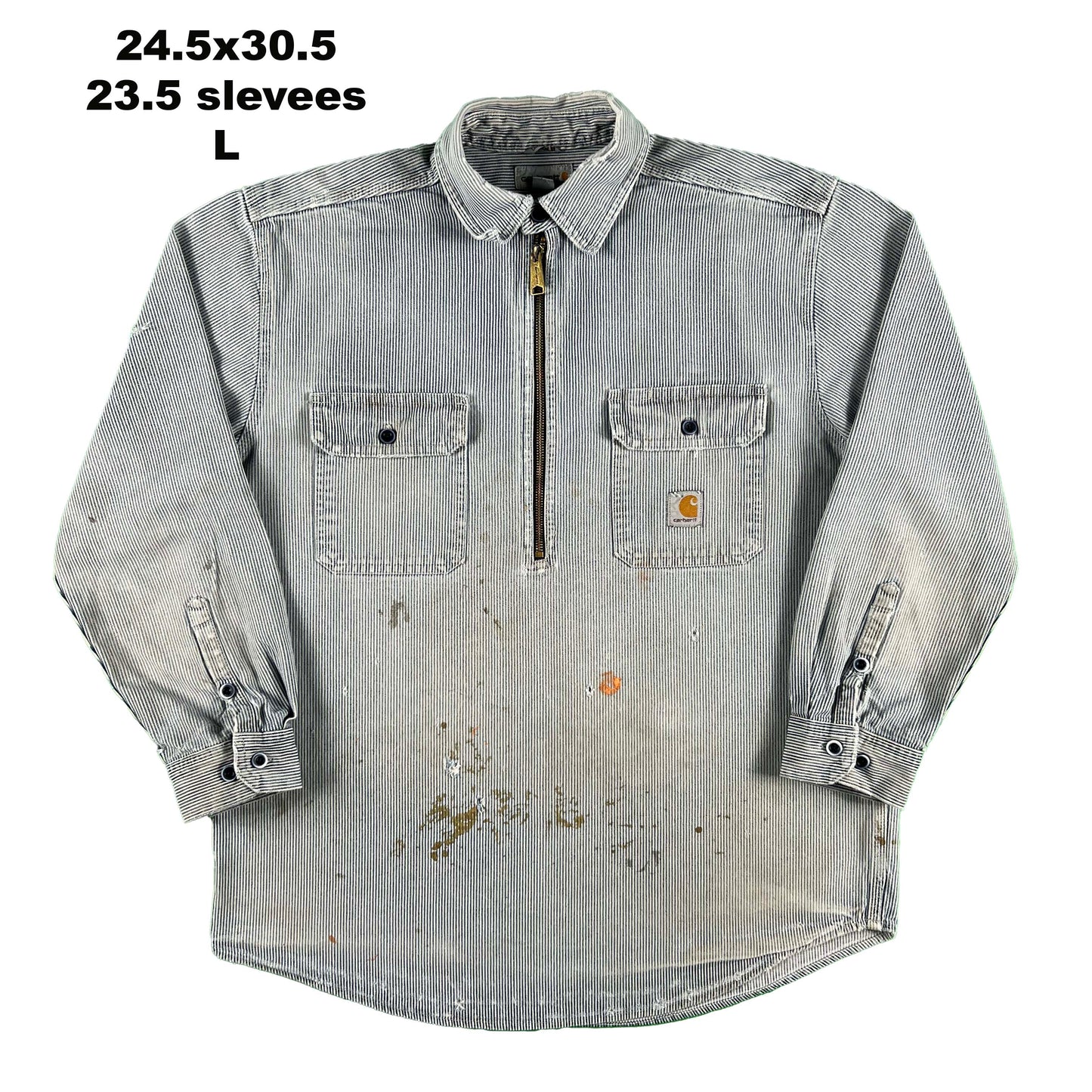 Carhartt Hickory Stripe Work Shirt- SELECT SHIRT