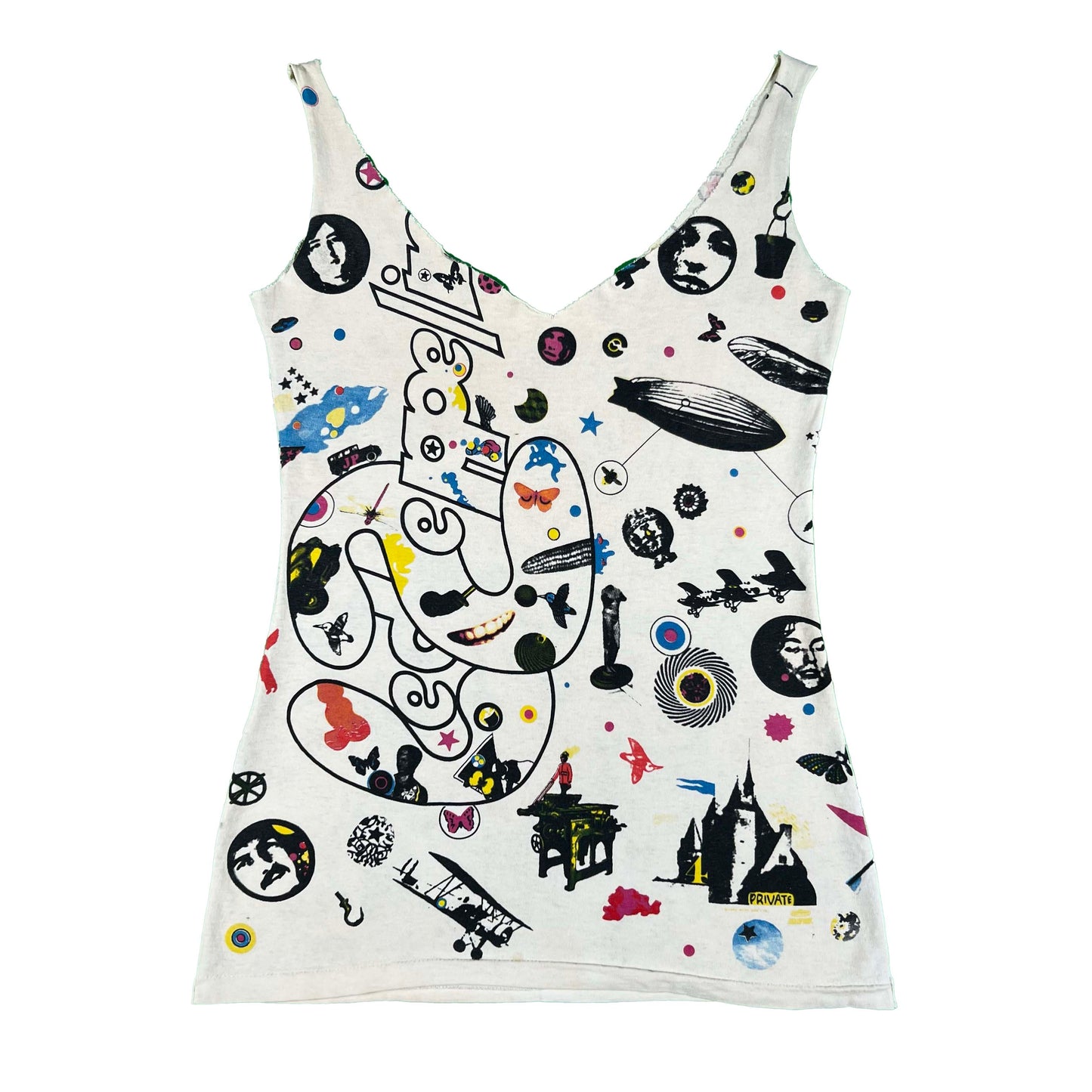 80s Led Zeppelin 3 Tank Top- M