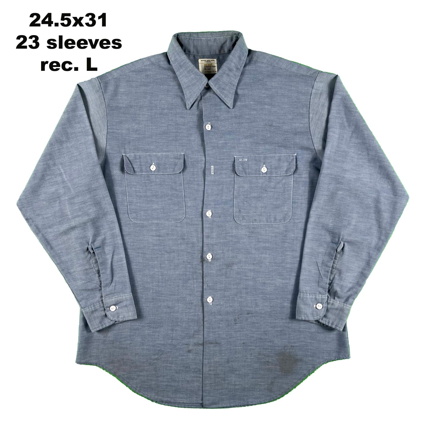 60s/70s Big Mac Chambray Shirts- SELECT SHIRT