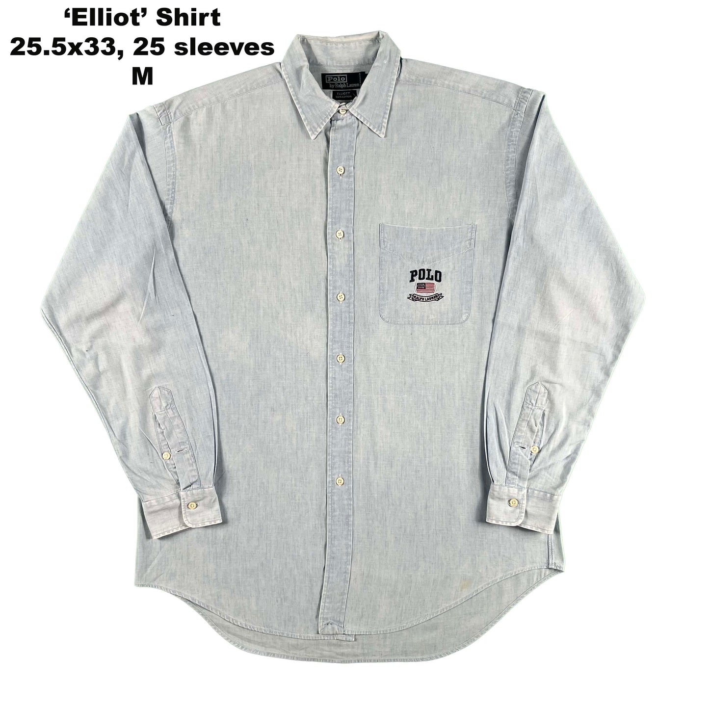 Vintage Ralph Lauren 100% Cotton Button Up Shirts- SELECT SHIRT