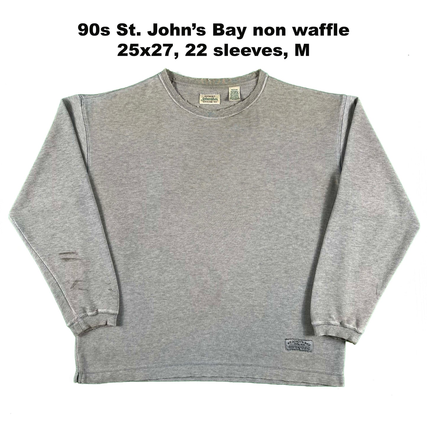 Vintage Grey Waffle Knit Thermal- SELECT SHIRT