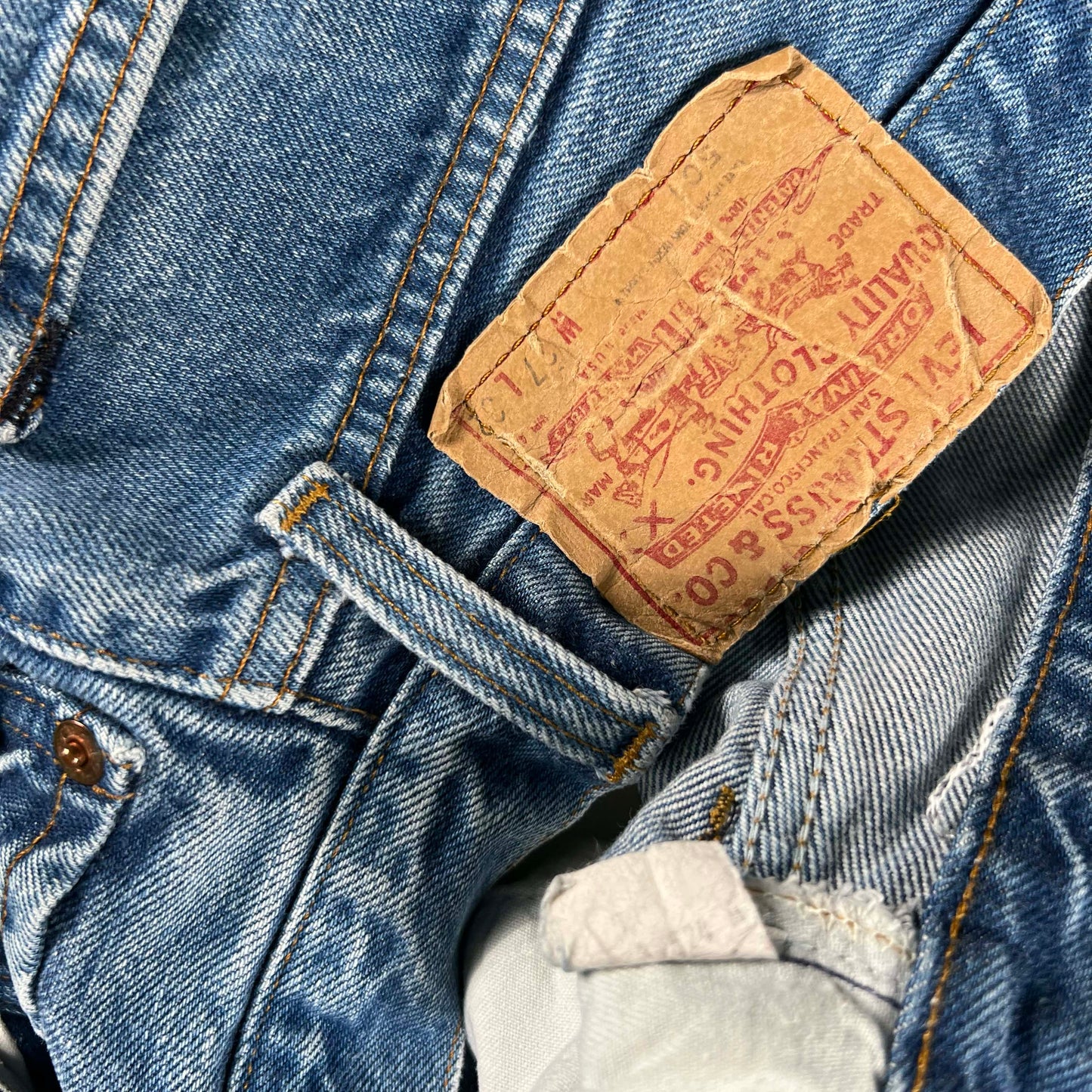 70s Levi's 501 Redline Denim- 25x28