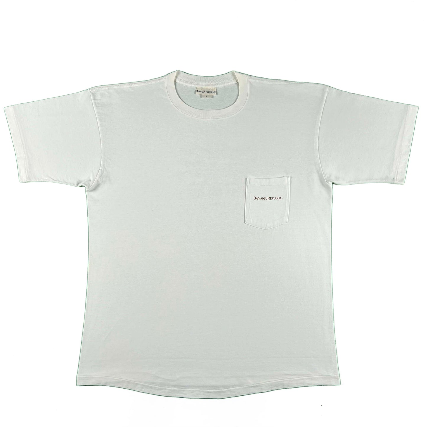 90s Banana Republic Pyramids Pocket Tee- XL