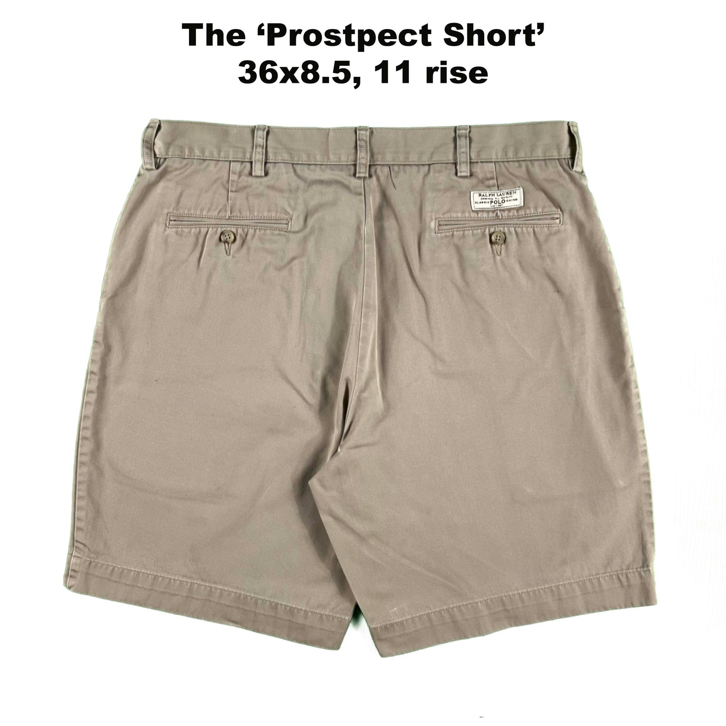 Vintage Polo RL Cotton Chino Shorts- SELECT PAIR