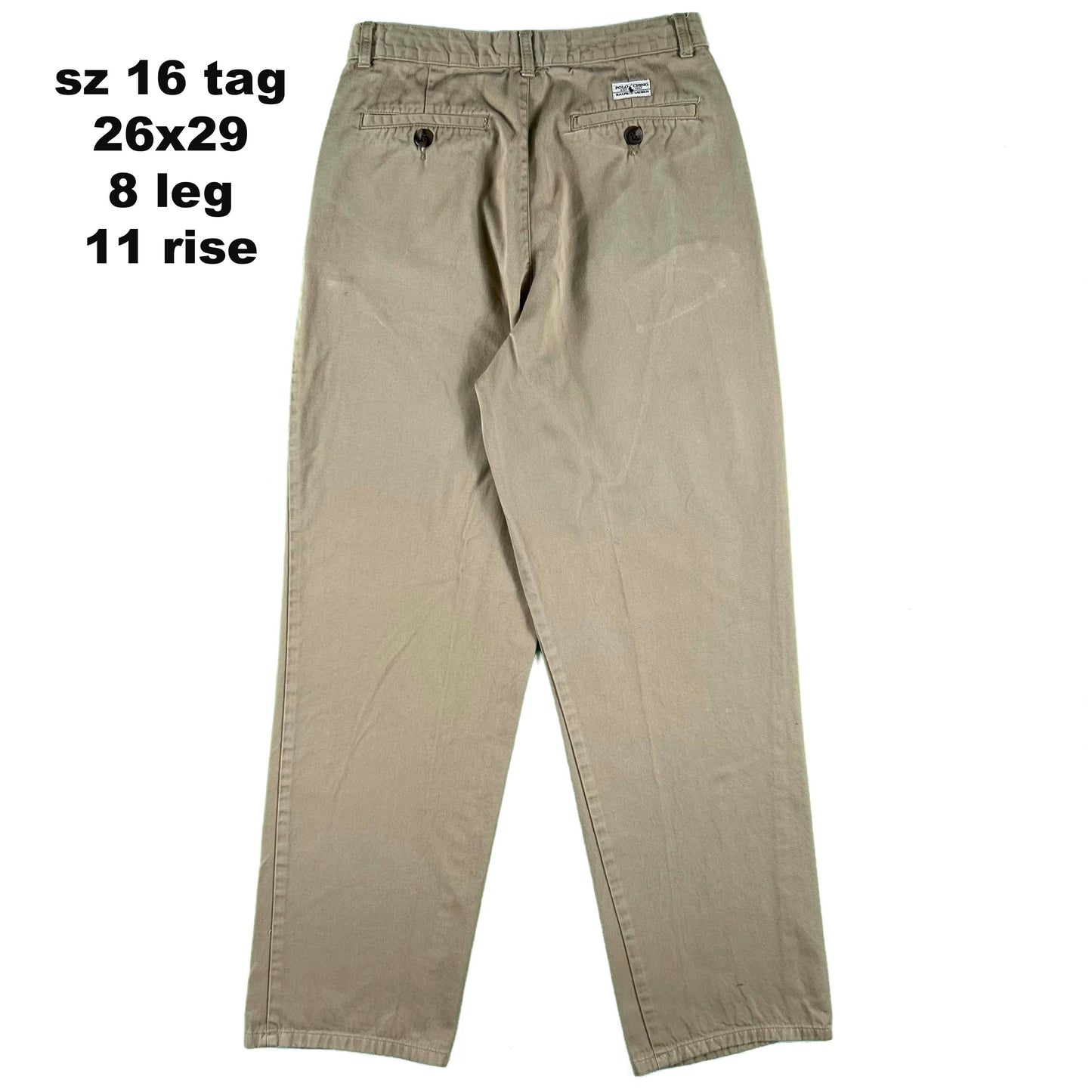 Vintage Polo Ralph Lauren Cotton Chino Pants- SELECT PAIR