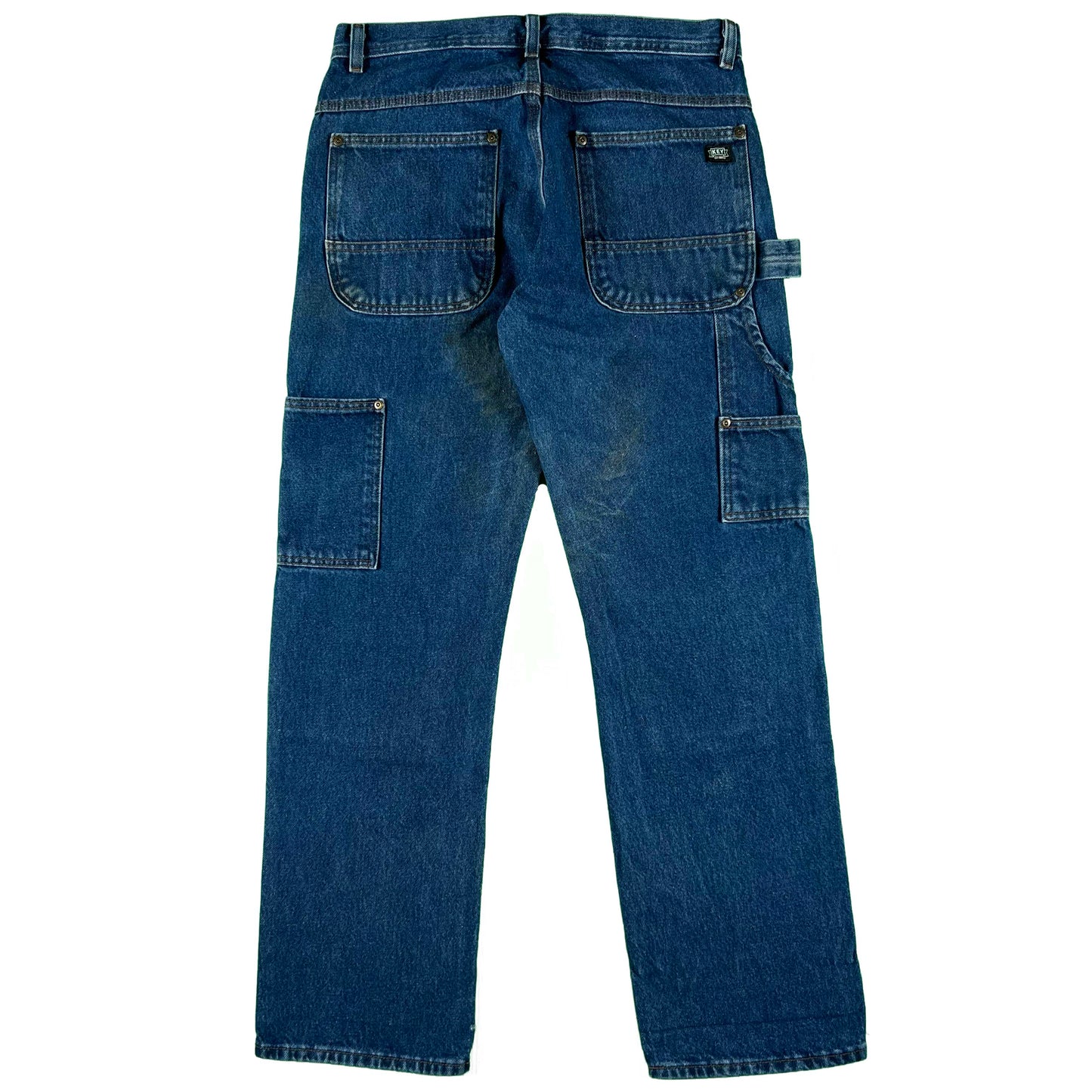 00s Key Double Knee Dark Wash Denim- 32x30.5