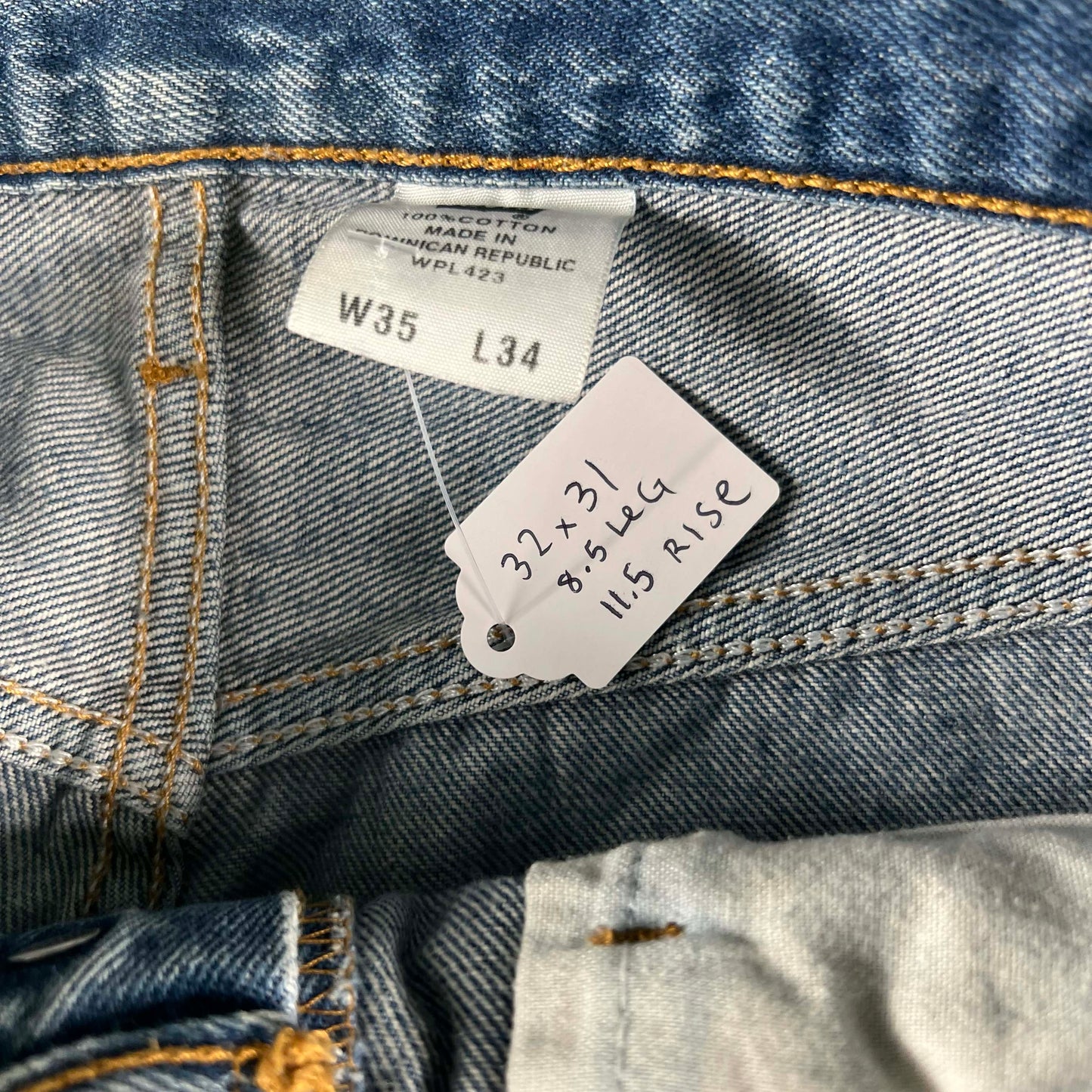 00s Perfectly Faded Levi's 501 Denim- 32x31