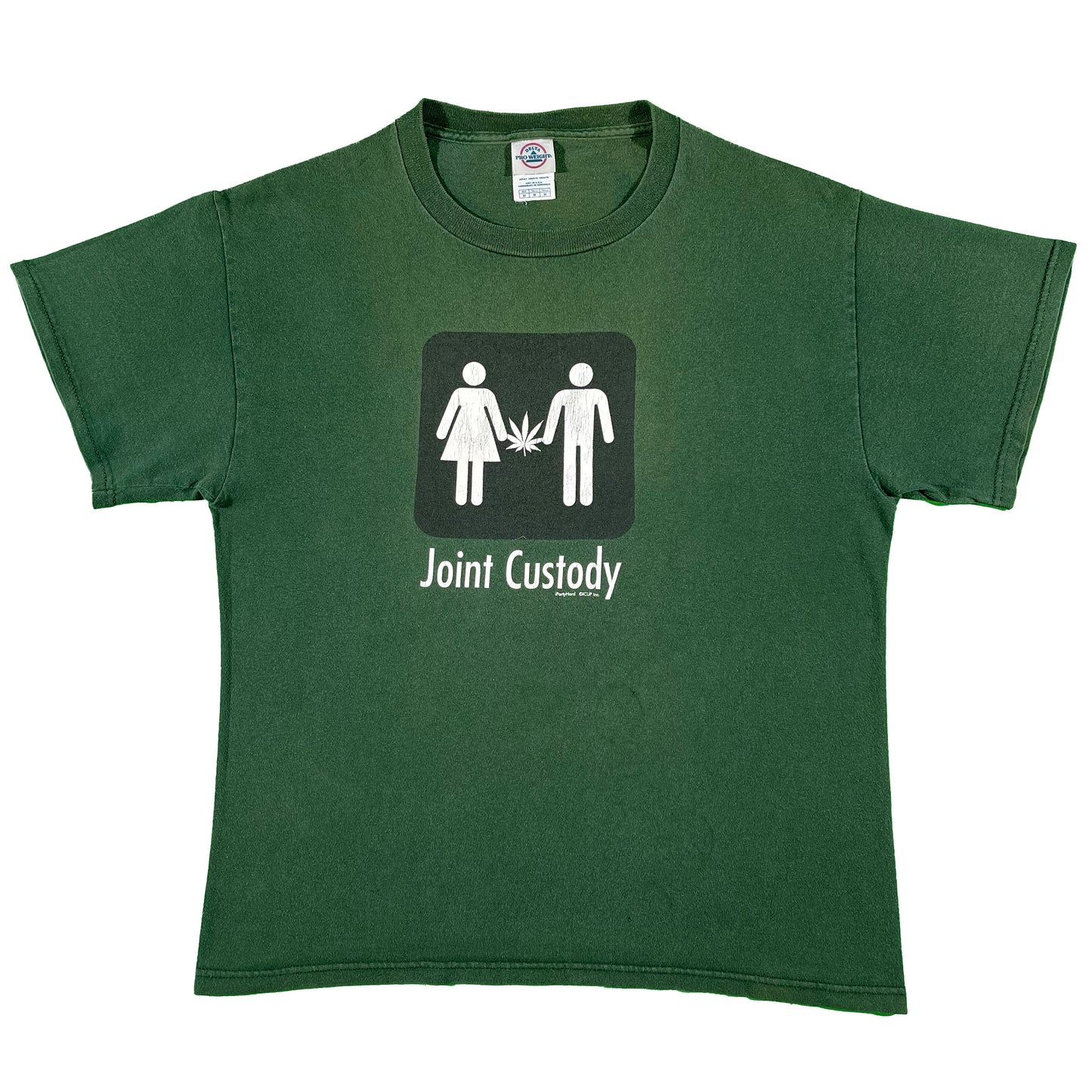 00s Green 'Joint Custody' Tee- M