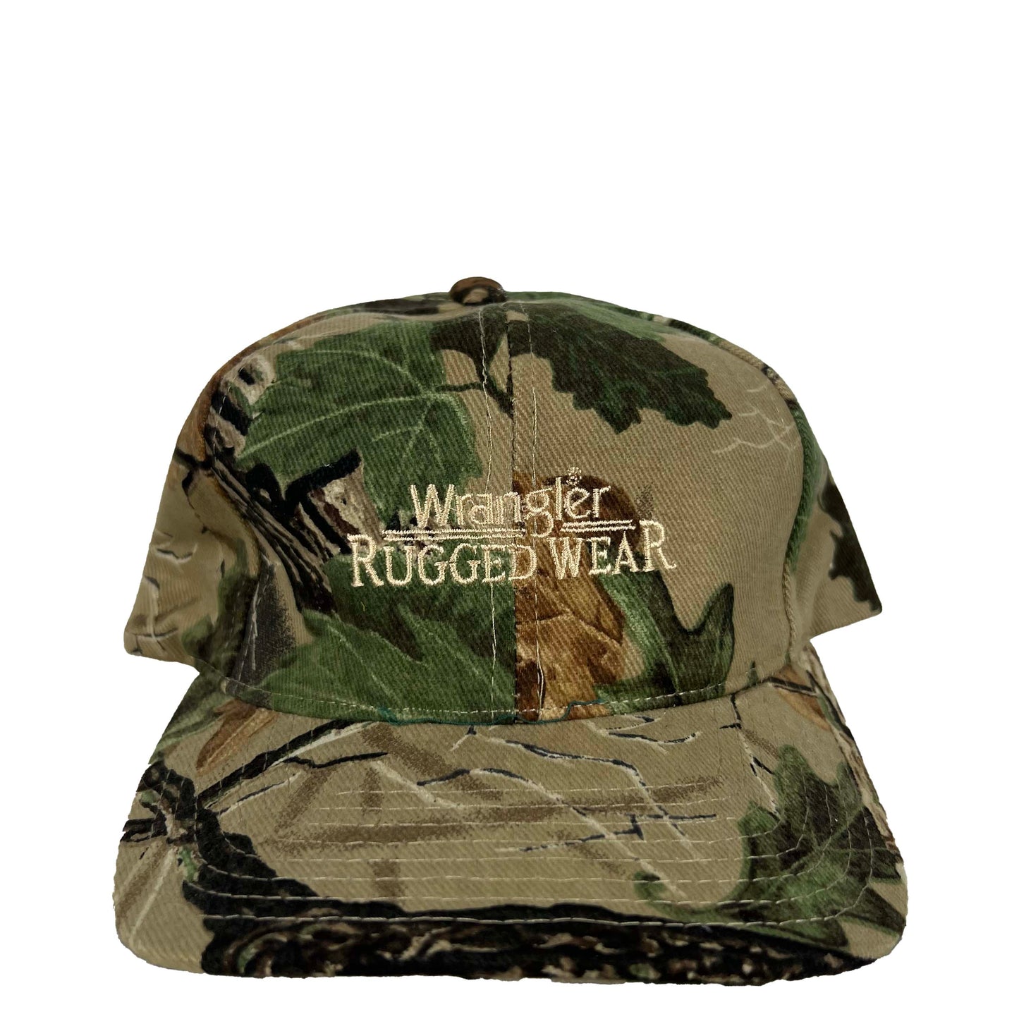 90s Wrangler Rugged Wear Camo Hat