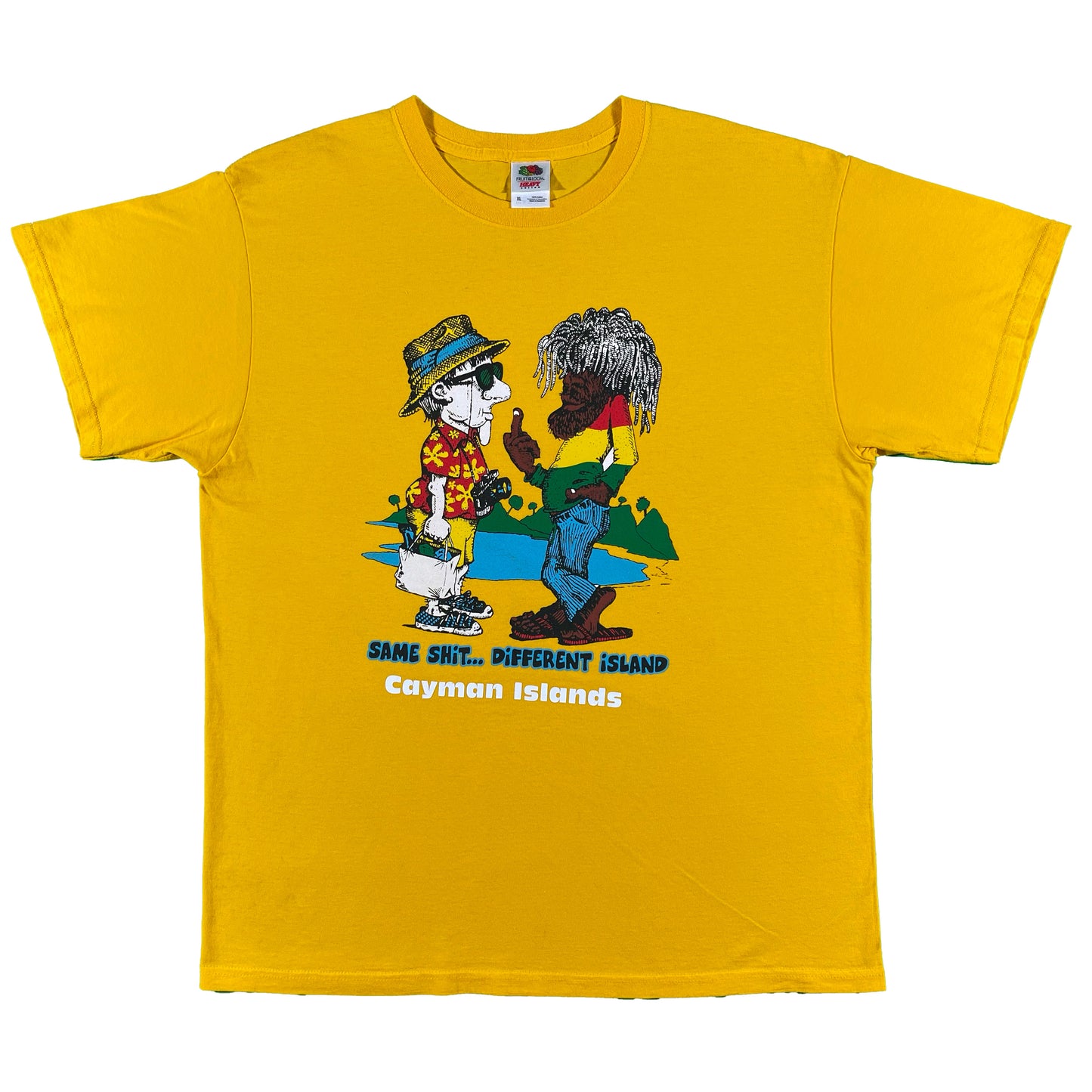 00s 'Same Shit, Different Island' Weed Tee- XL