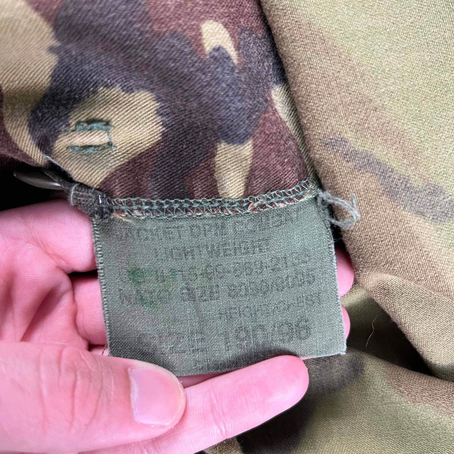 90s British Military Camo z/u Jacket- M