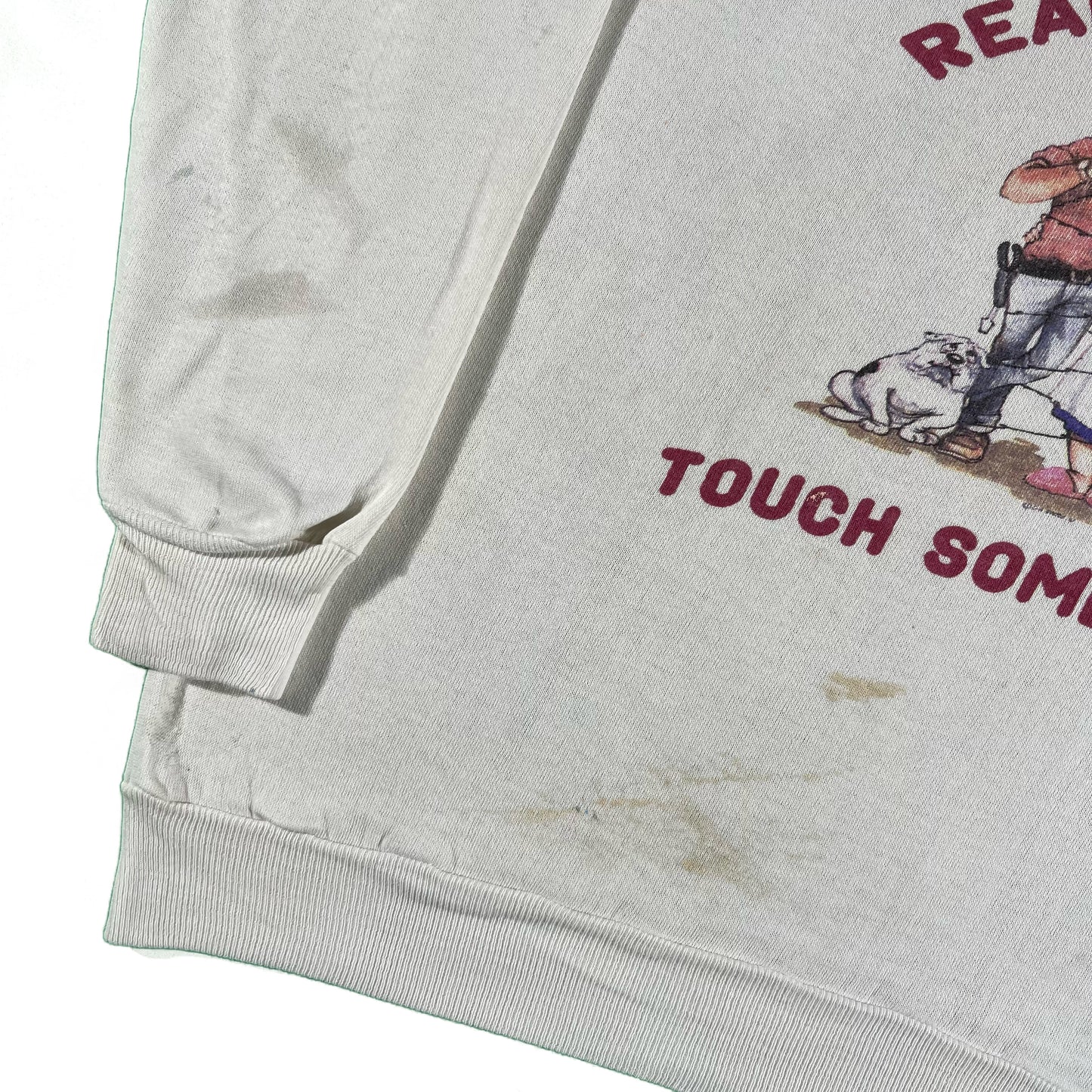 60s 'Reach Out And Touch Someone' Sweatshirt- XL
