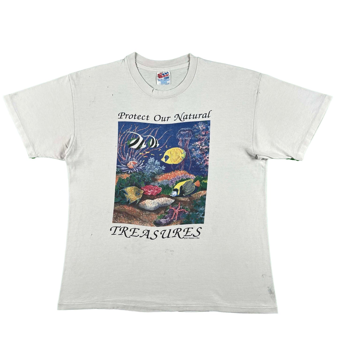 90s Protect Our Natural Treasures Tee- L