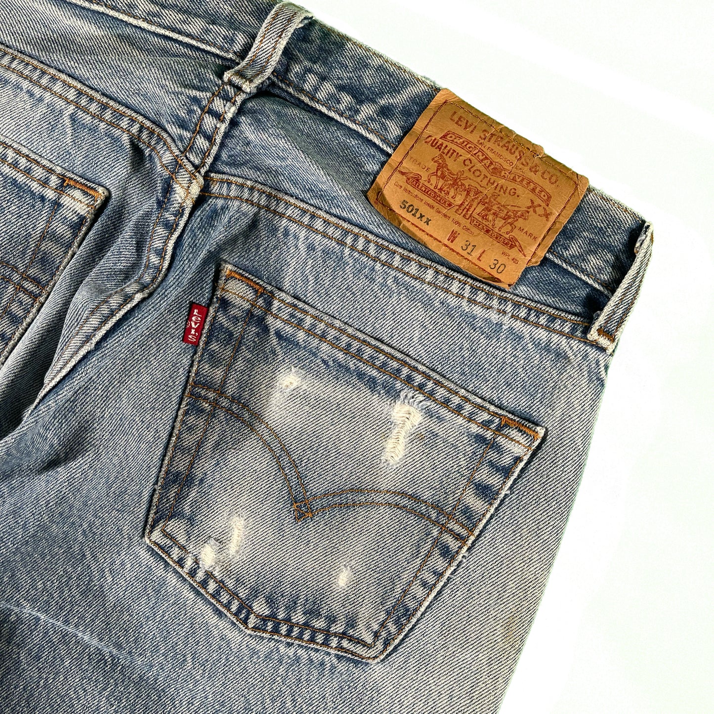 90s Levi's 501s- 30x26.5