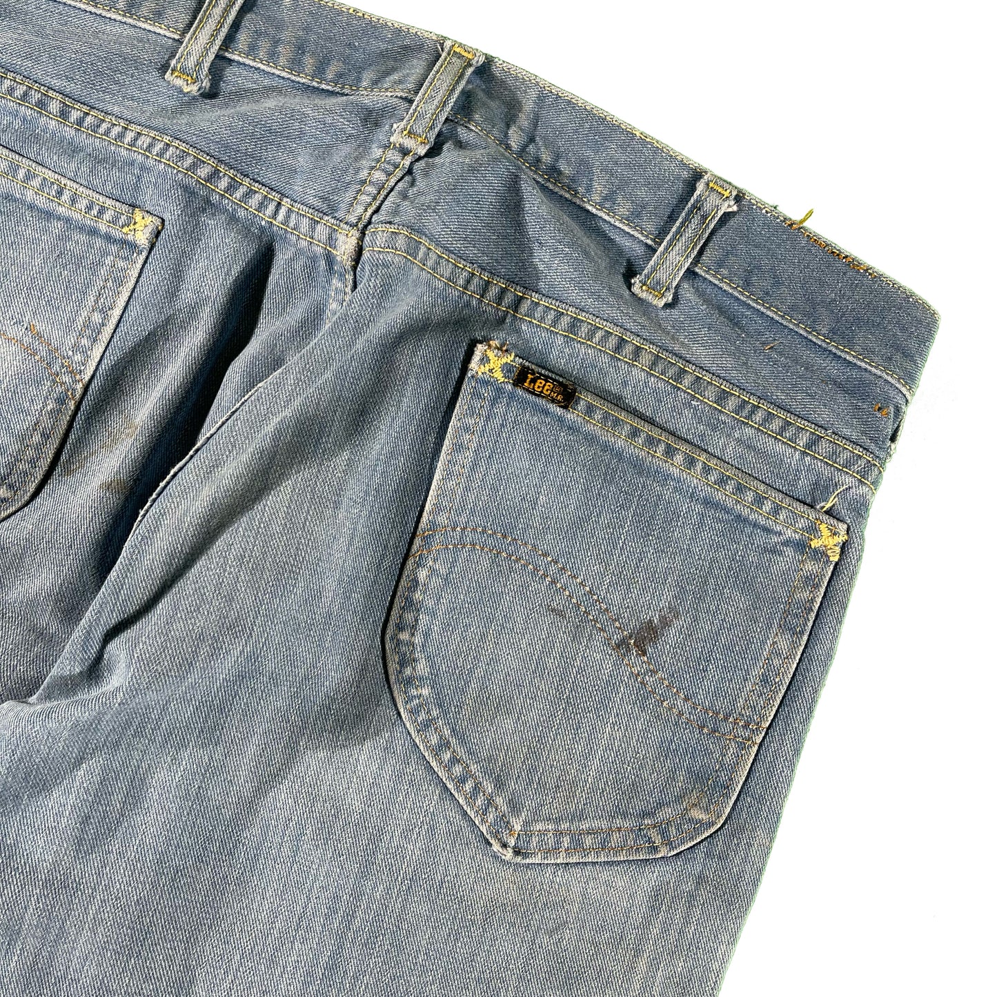 70s Lee Rider Denim Painter Flares- 33x33