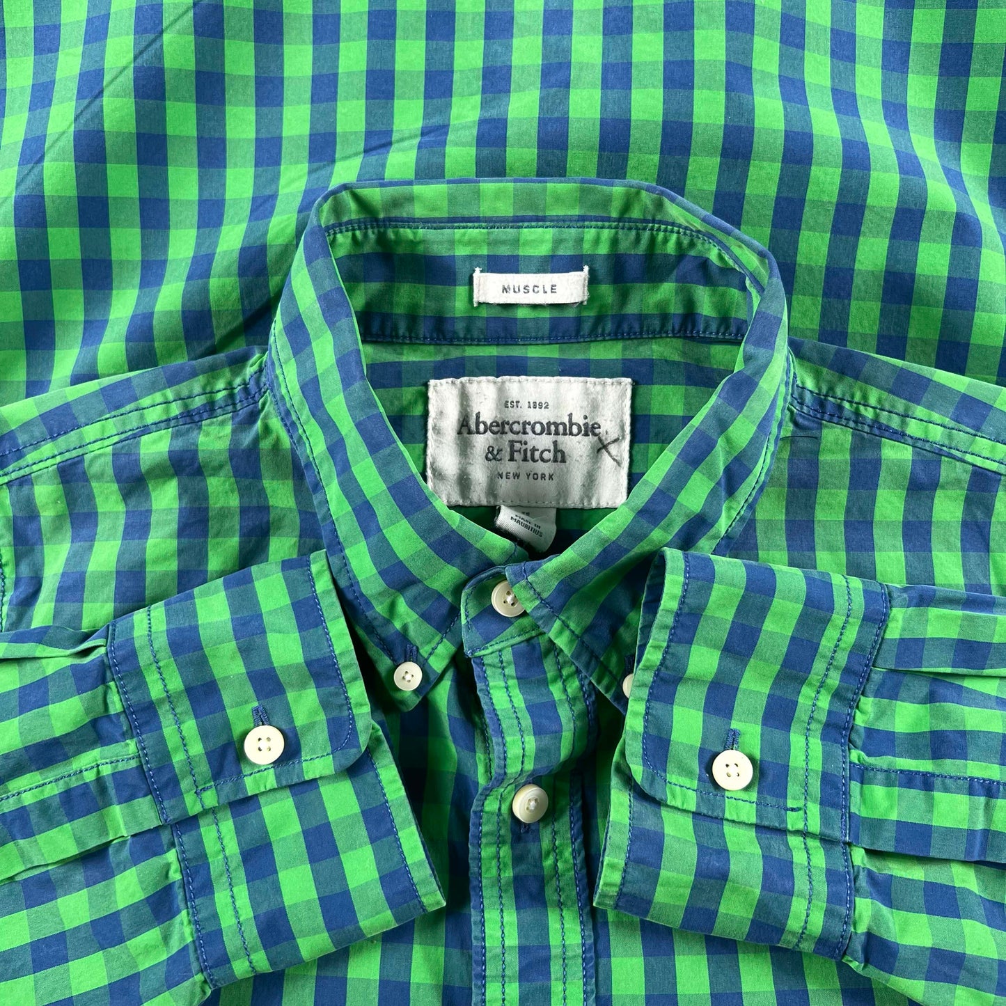 Vintage Abercrombie & Fitch 100% Cotton Button Up Shirts- SELECT SHIRT