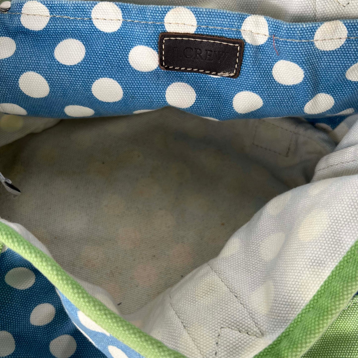 J.Crew Polka Dot Tote Bag