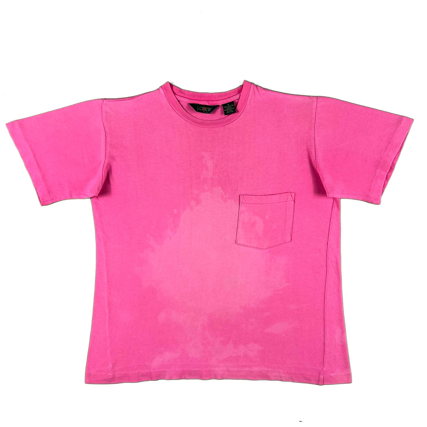 90s J.Crew Pink Pocket Tee- S