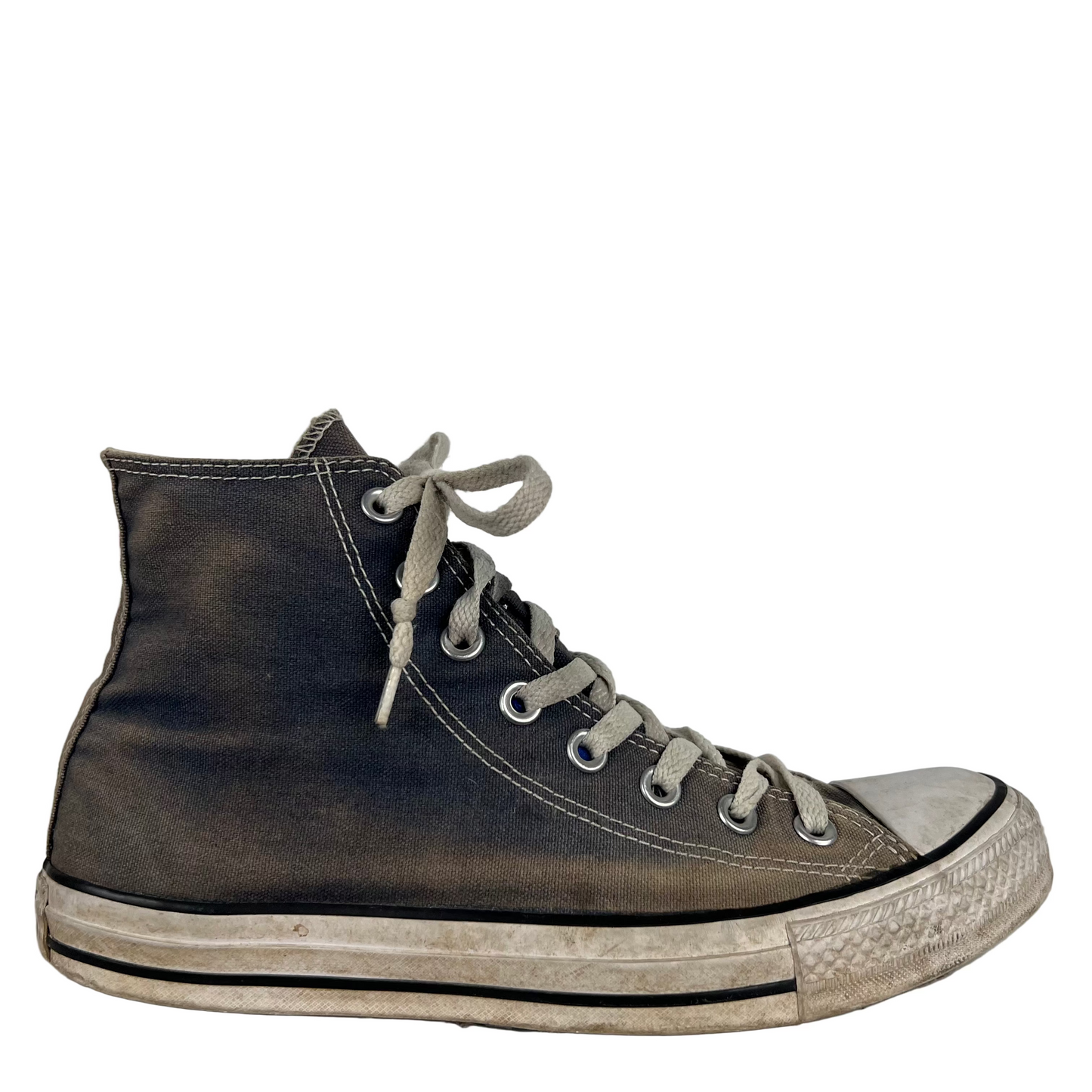 Sun Faded Navy High Top Converse- M's 8, W's 9.5