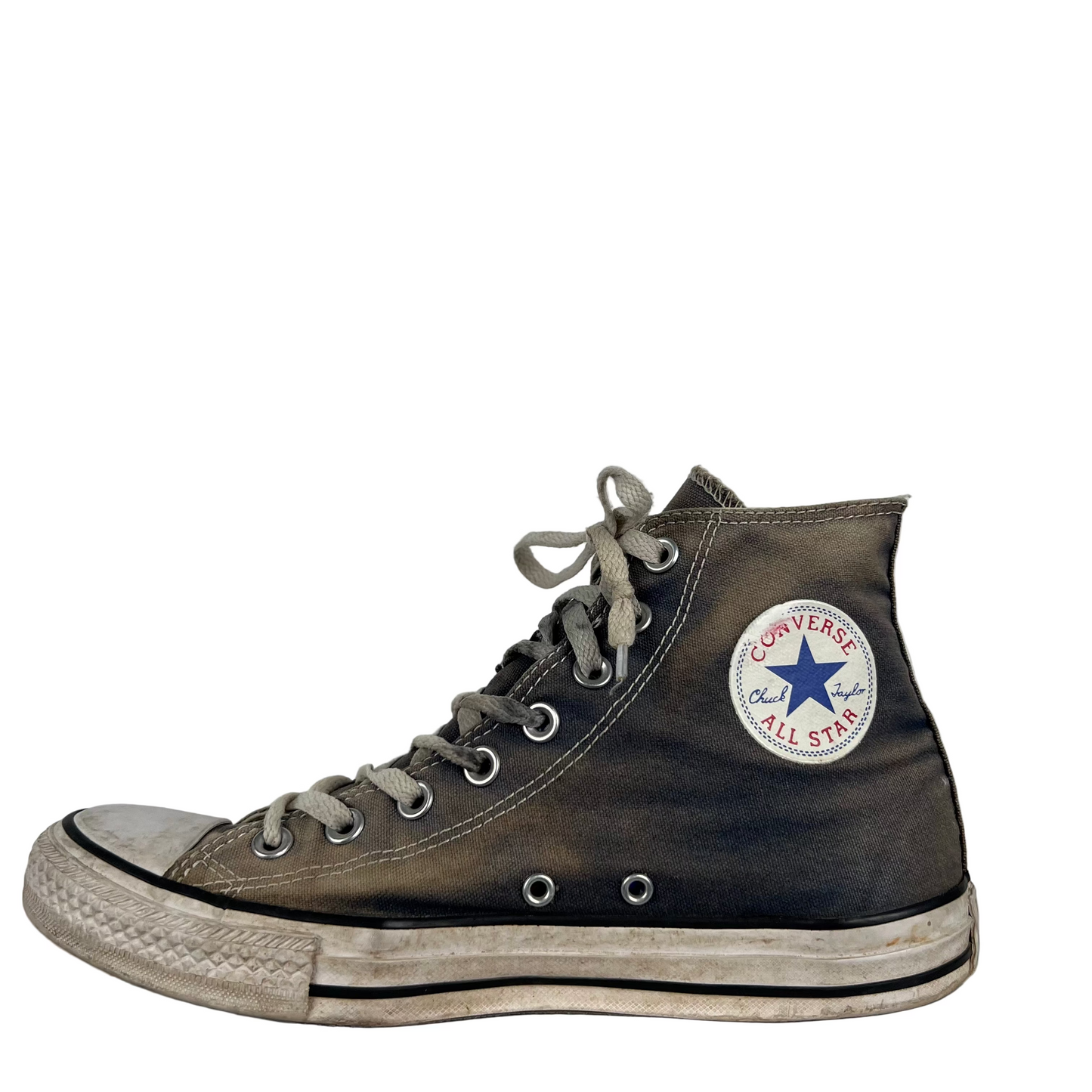 Sun Faded Navy High Top Converse- M's 8, W's 9.5