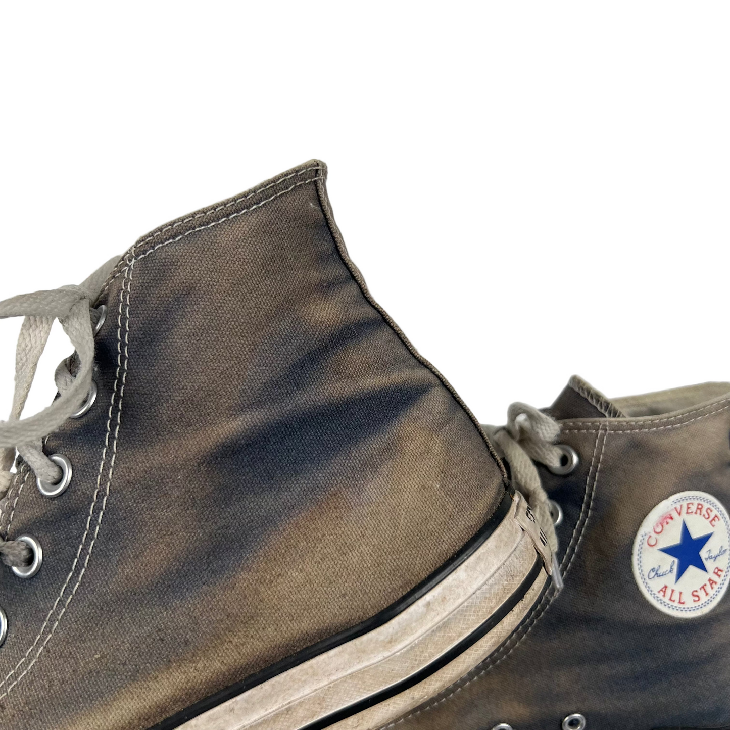 Sun Faded Navy High Top Converse- M's 8, W's 9.5