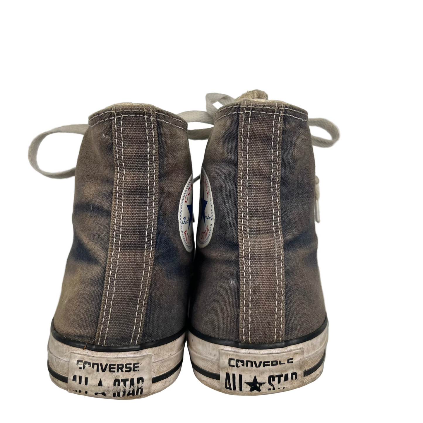 Sun Faded Navy High Top Converse- M's 8, W's 9.5