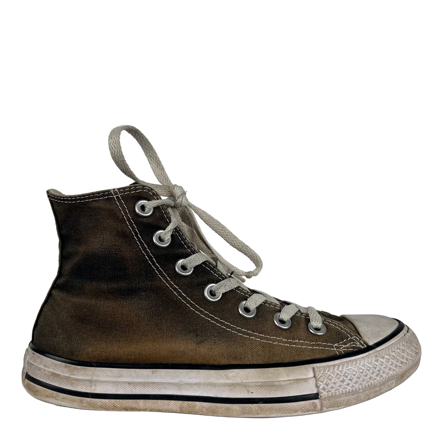 Sun Faded Black High Top Converse- M's 5, W's 6.5
