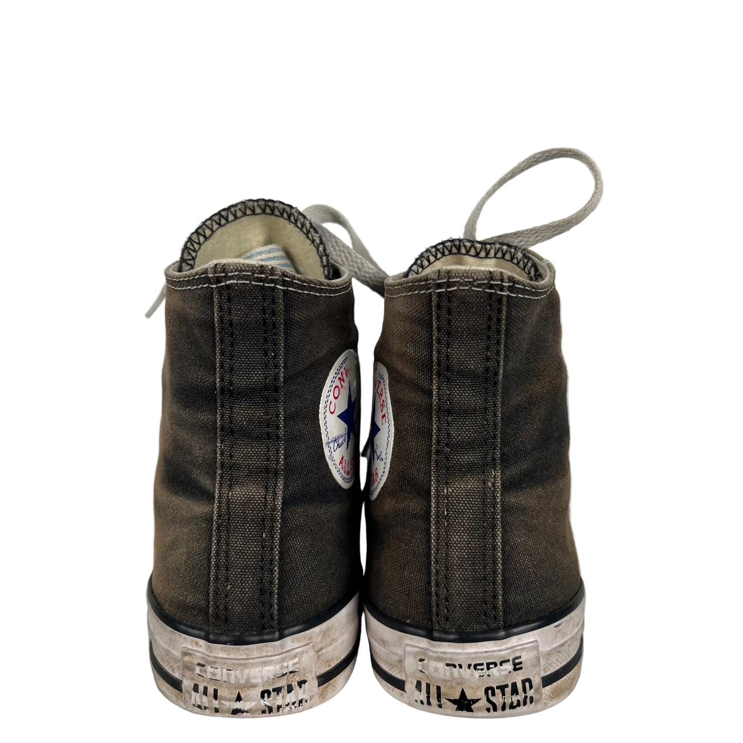 Sun Faded Black High Top Converse- M's 5, W's 6.5