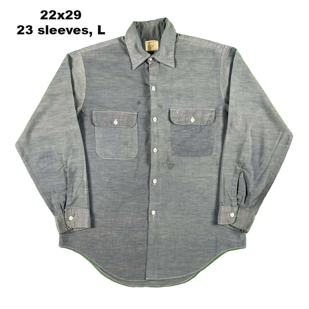 60s/70s Big Mac Chambray Shirts- SELECT SHIRT