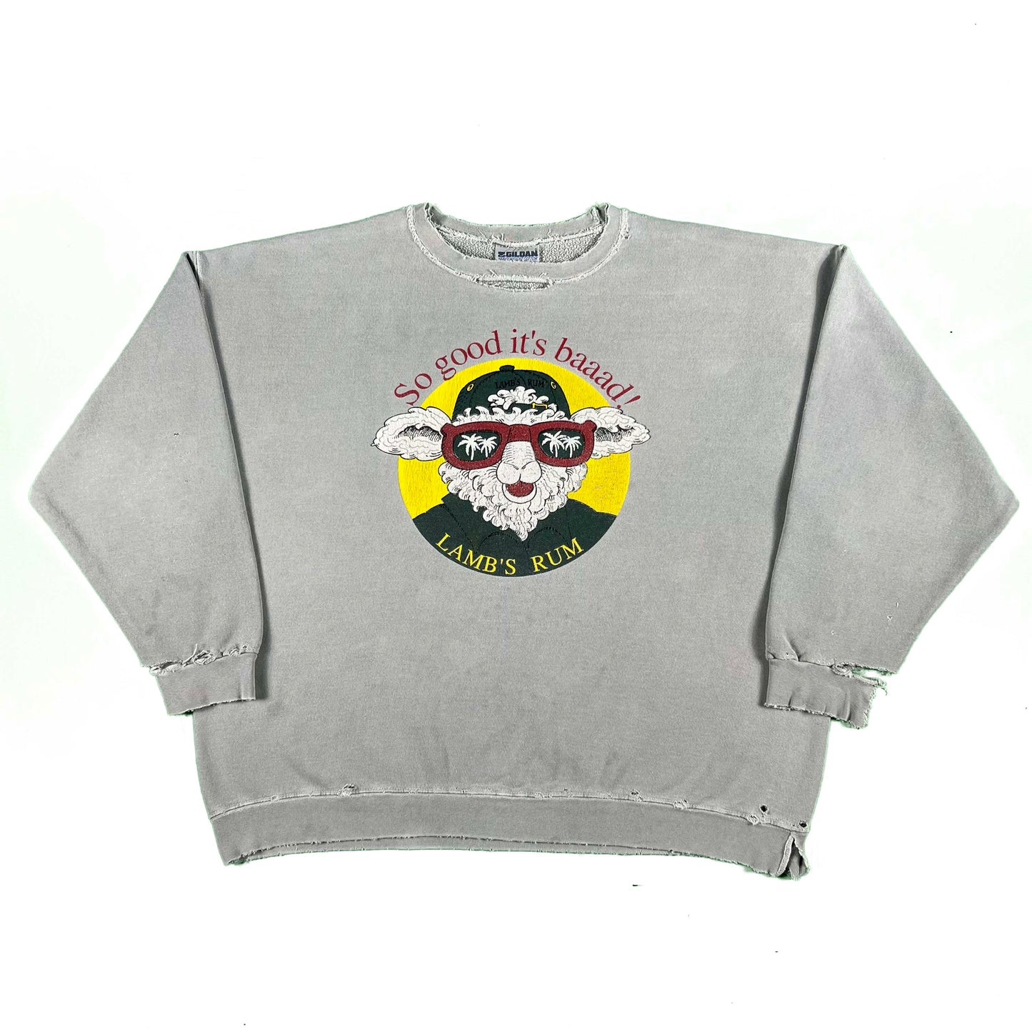 90s 'So Good it's Baaaaad!!' Lambs Run Sweatshirt- XXL