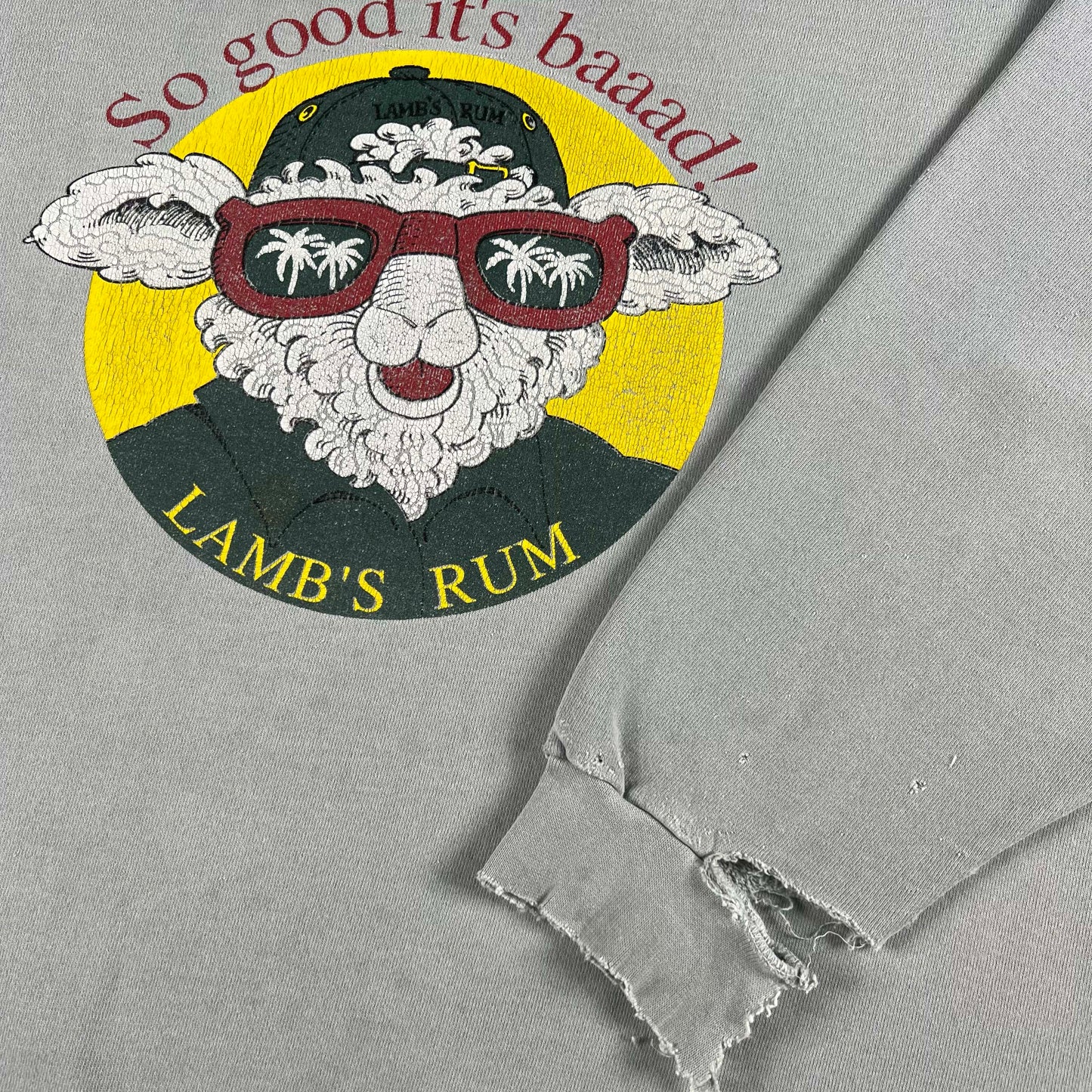90s 'So Good it's Baaaaad!!' Lambs Run Sweatshirt- XXL