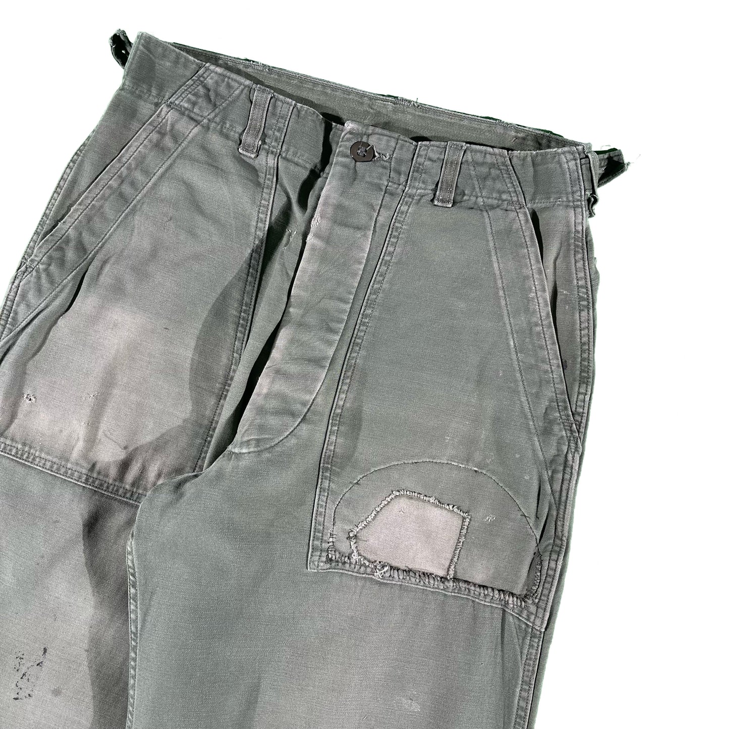 60s Repaired OG-107 Army Trousers- 28x31