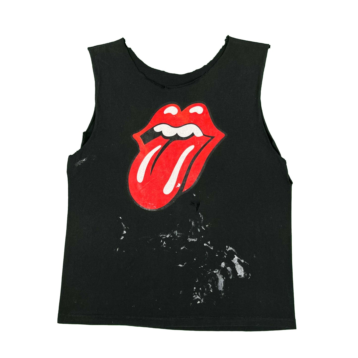 90s Rolling Stones 'Bridges to Babylon' Painters Tank Top- L