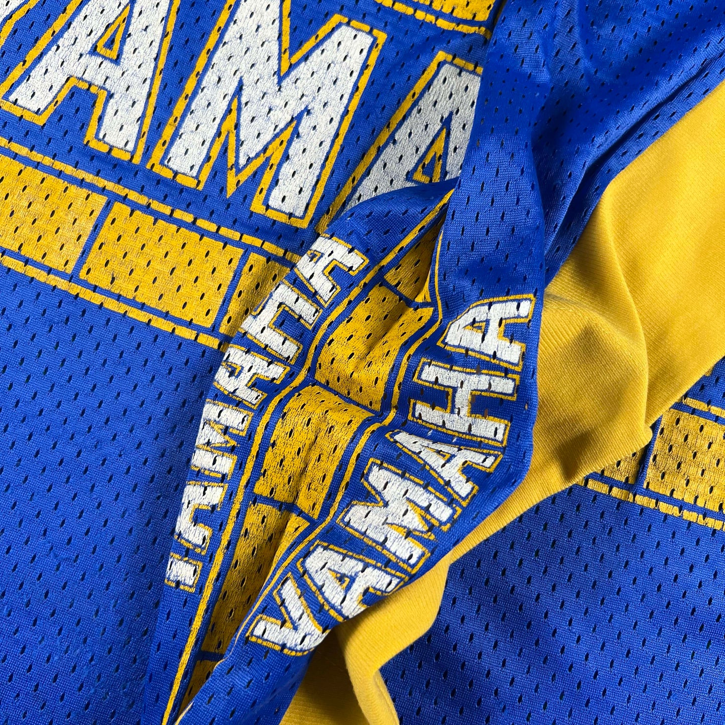 70s Yamaha Long Sleeve Mesh Jersey Tee- M