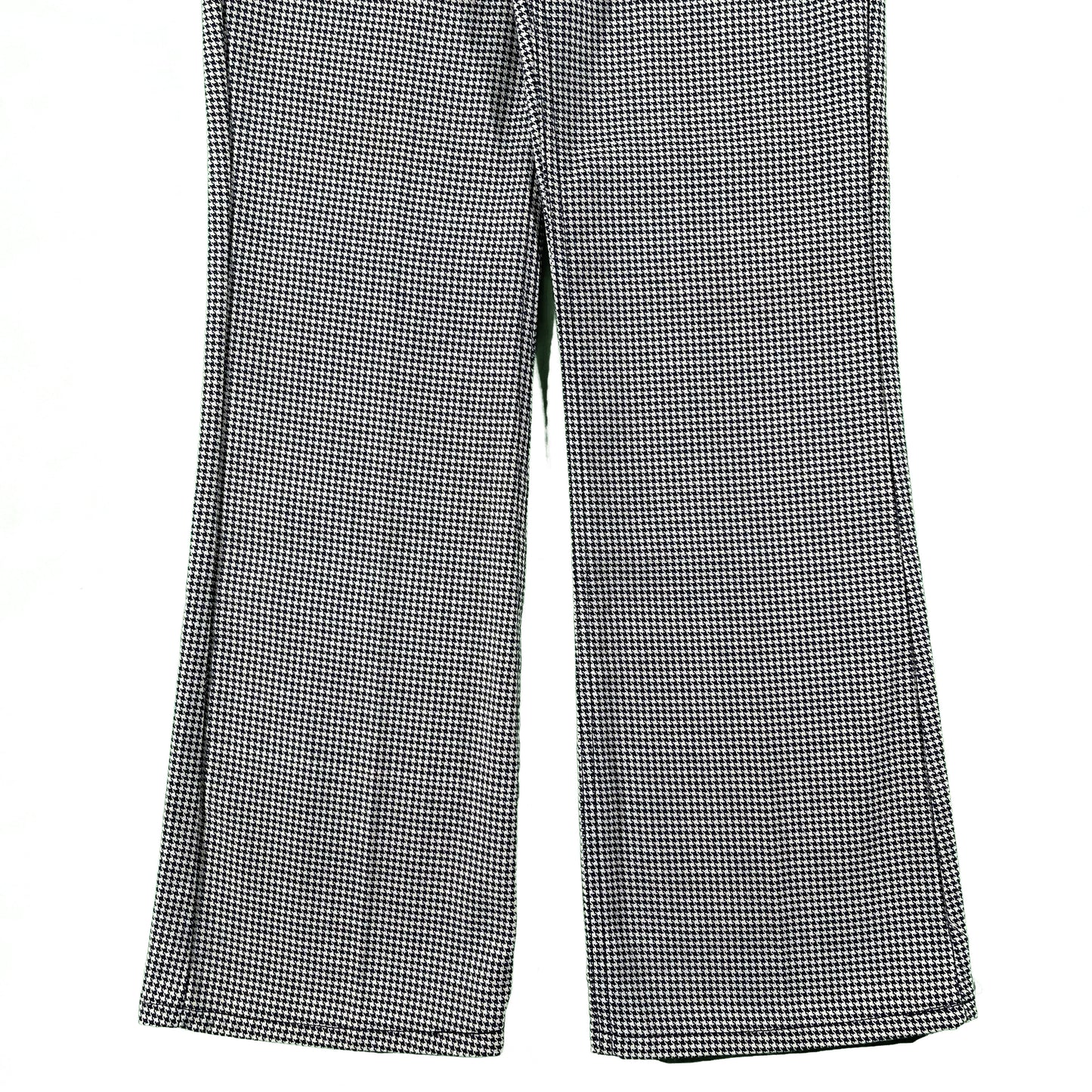 70s Maverick Navy n White Plaid Flares- 31x31.5