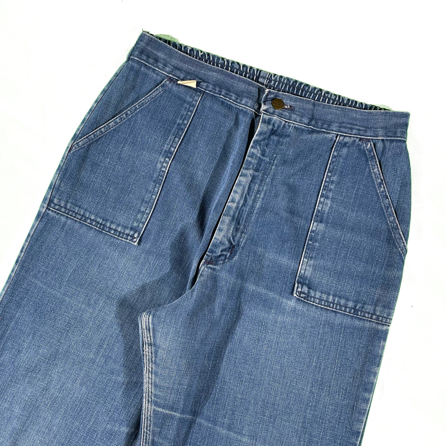 70s Flared Wrangler Denim Fatigues- 30x30.5