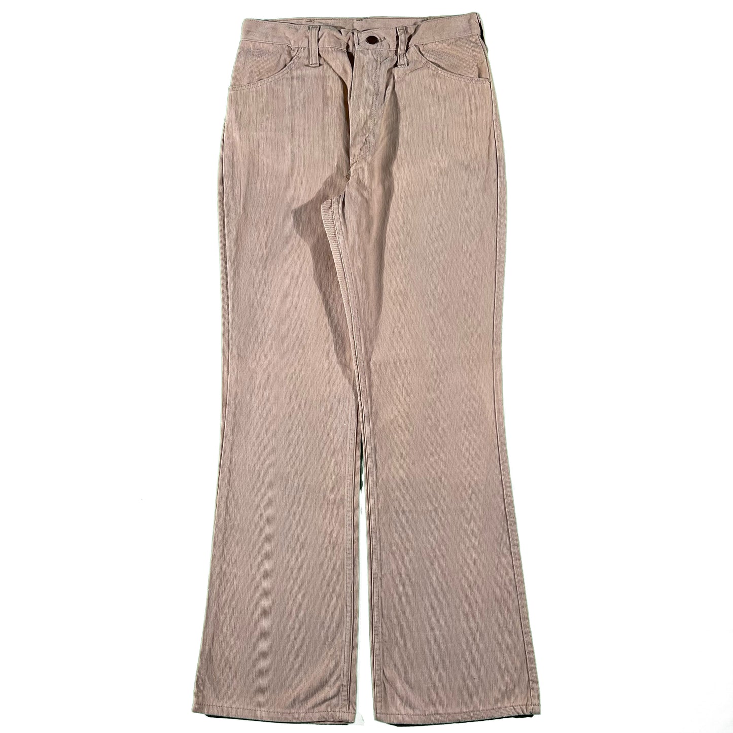 70s Maverick Faded Tan Corduroy Flares- 30x31