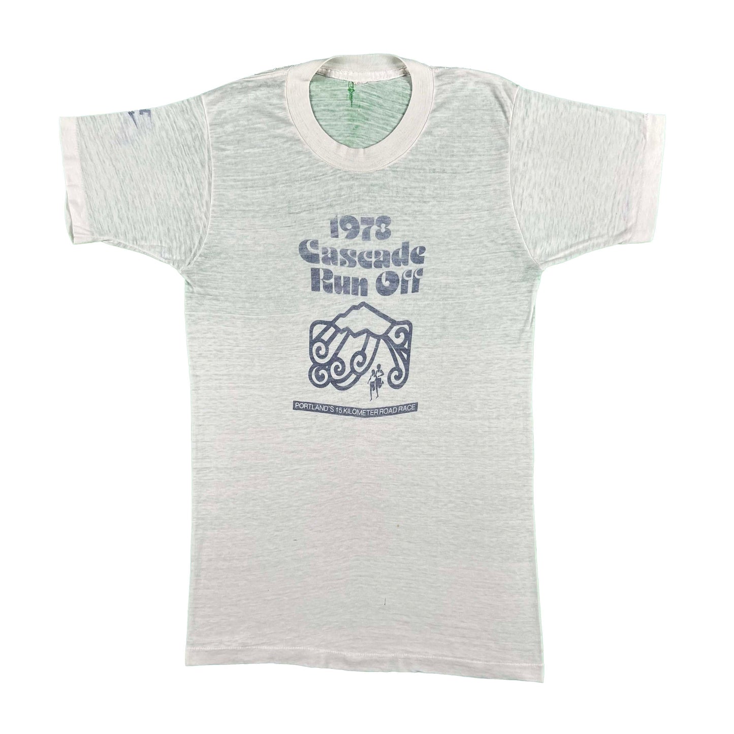 70s Paper Thin Nike Cascade Run Off Tee- S