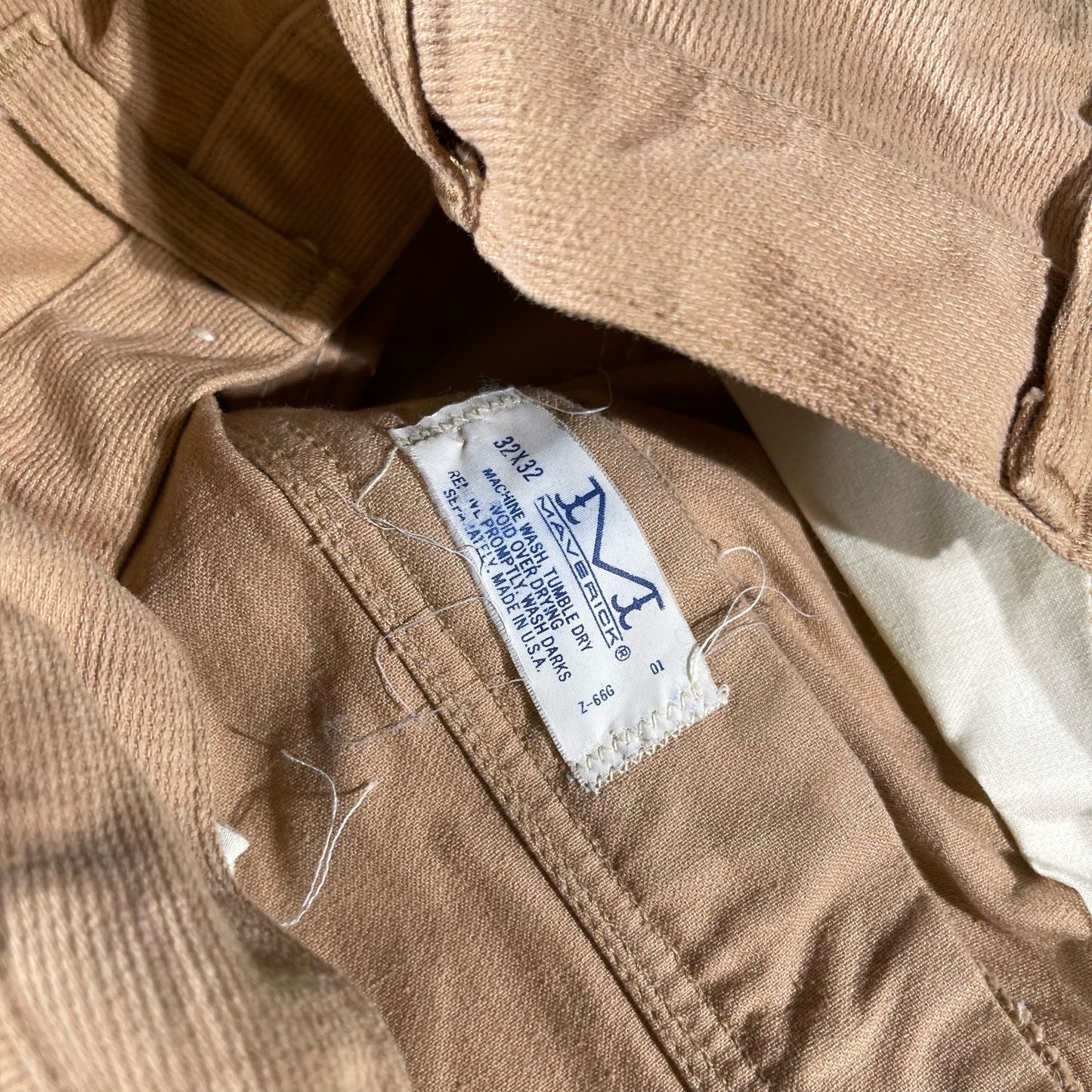 70s Maverick Faded Tan Corduroy Flares- 30x31