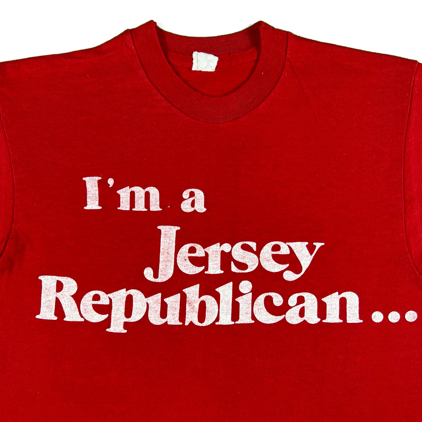 70s 'I'm a Jersey Republican' Tee- XS