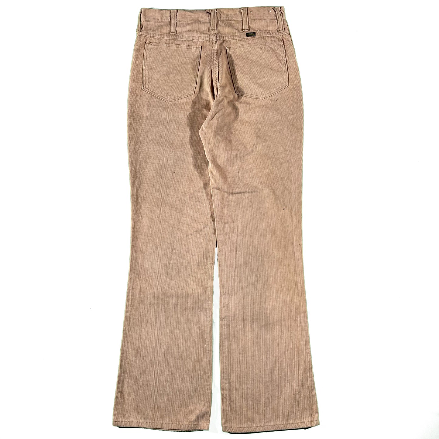 70s Maverick Faded Tan Corduroy Flares- 30x31