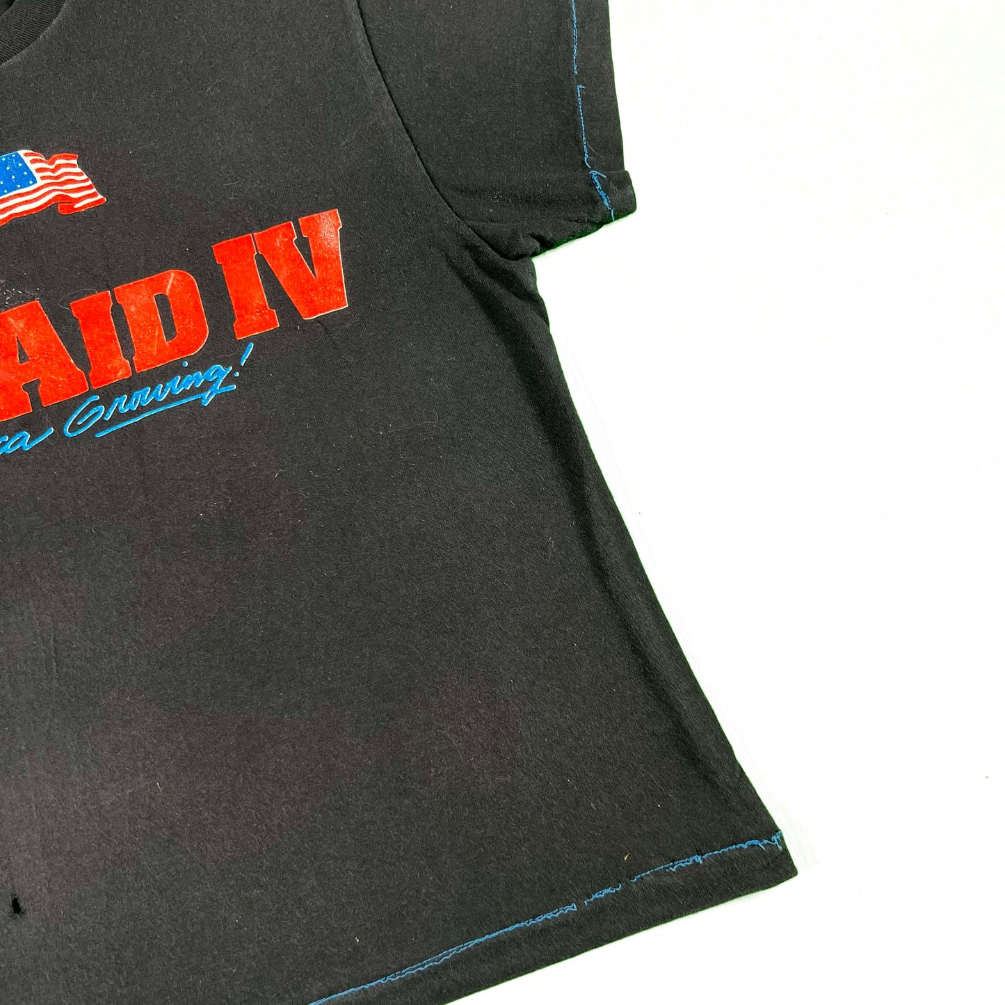 90s Farm Aid Music Festival Crop Tee- M