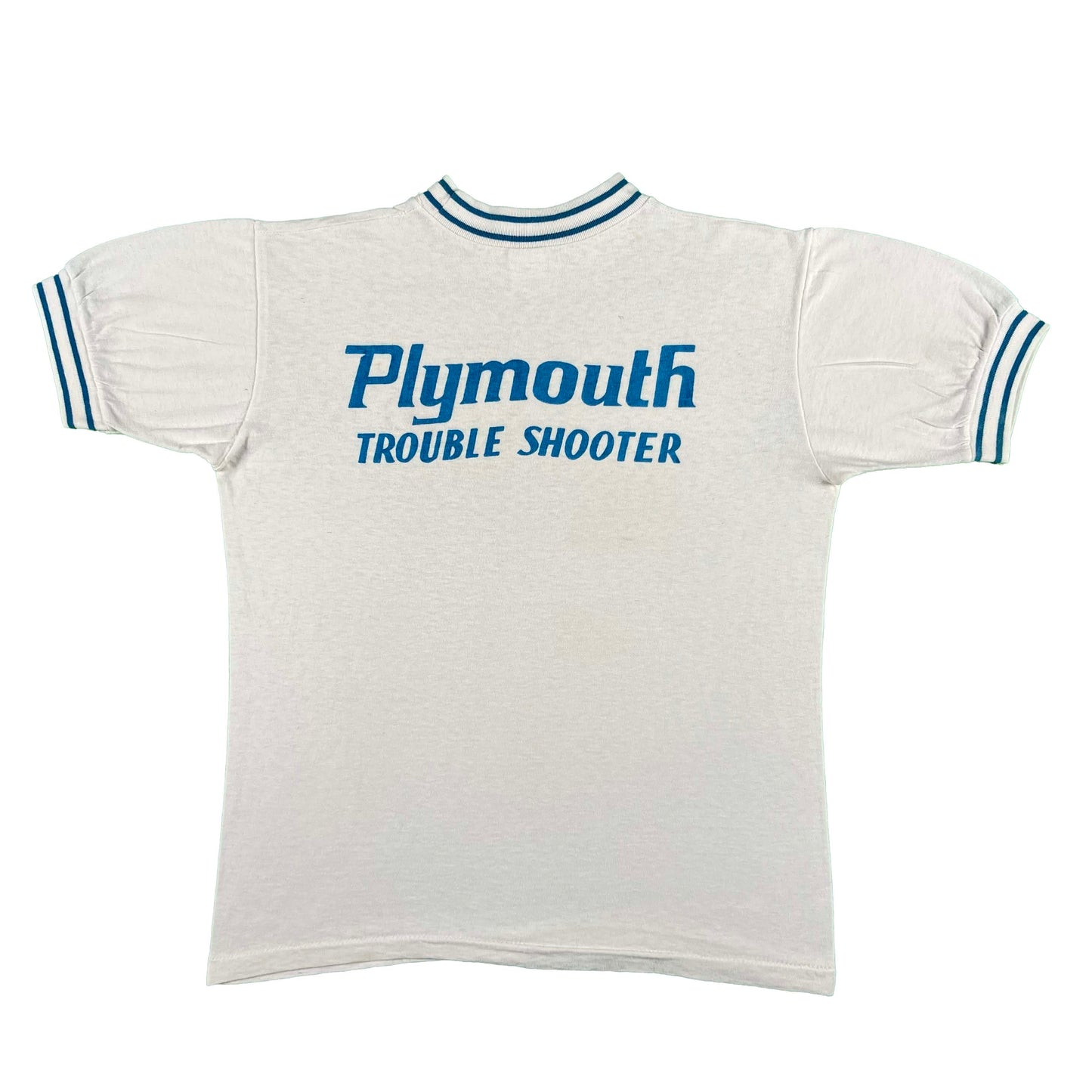 60s Plymouth Trouble Shooter Ringer Tee- M