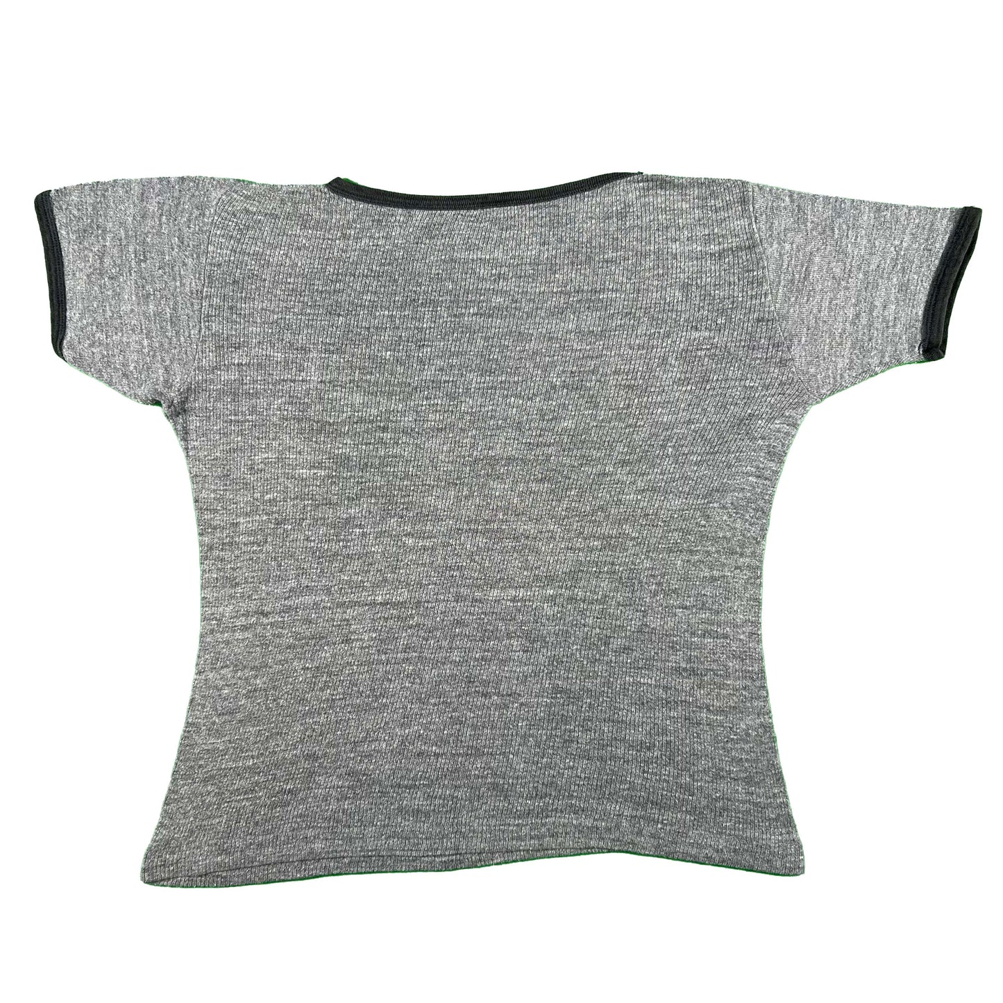 60s U of Chicago Illinois Ribbed Ringer Tee- M