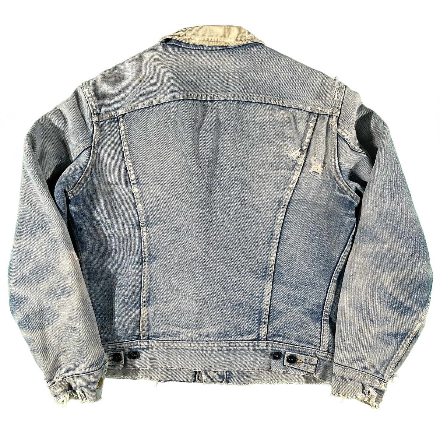 70s Distressed Lee Storm Rider Denim Jacket- L