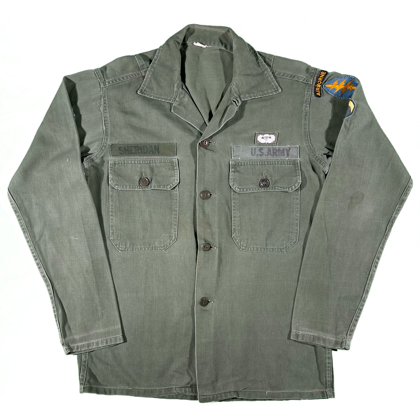 60s/70s US Army OG-107 Utility Shirt- SELECT SIZE