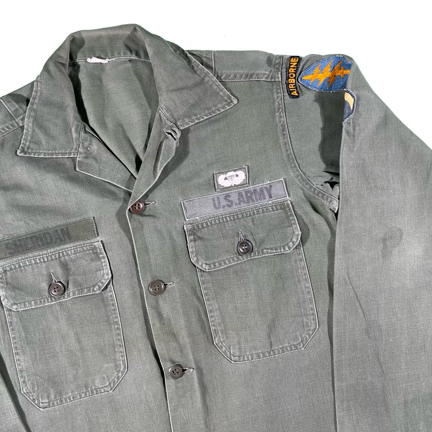 60s/70s US Army OG-107 Utility Shirt- SELECT SIZE